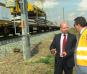 Зам.-министър Петър Киров инспектира строителните дейности по жп линията Пловдив – Бургас 